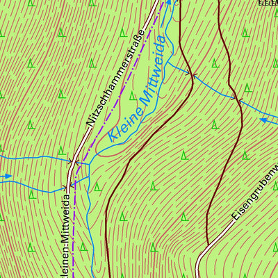 Staatsbetrieb Geobasisinformation und Vermessung Sachsen Raschau, Raschau-Markersbach (1:10,000 scale) digital map