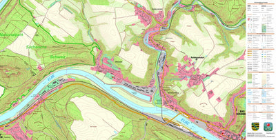 Staatsbetrieb Geobasisinformation und Vermessung Sachsen Rathmannsdorf, Rathmannsdorf (1:10,000 scale) digital map