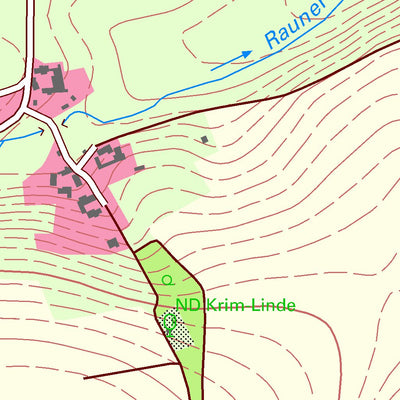 Staatsbetrieb Geobasisinformation und Vermessung Sachsen Raun, Bad Brambach (1:10,000 scale) digital map