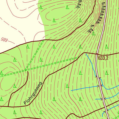 Staatsbetrieb Geobasisinformation und Vermessung Sachsen Reichenau, Hartmannsdorf-Reichenau (1:10,000 scale) digital map