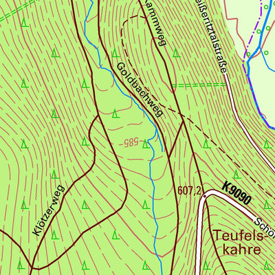 Staatsbetrieb Geobasisinformation und Vermessung Sachsen Reichenau, Hartmannsdorf-Reichenau (1:10,000 scale) digital map