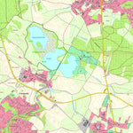 Staatsbetrieb Geobasisinformation und Vermessung Sachsen Reichenberg, Moritzburg (1:10,000 scale) digital map