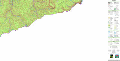 Staatsbetrieb Geobasisinformation und Vermessung Sachsen Reinhardtsdorf, Reinhardtsdorf-Schöna (1:25,000 scale) digital map