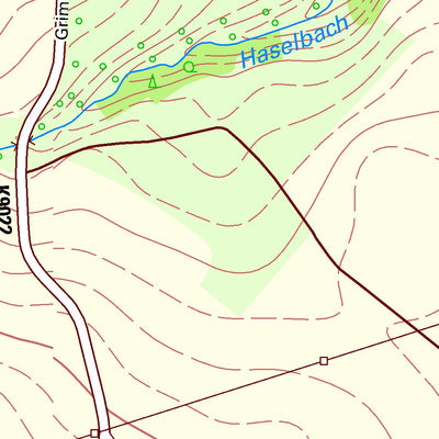 Staatsbetrieb Geobasisinformation und Vermessung Sachsen Reinhardtsgrimma, Glashütte, Stadt (1:10,000 scale) digital map