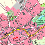 Staatsbetrieb Geobasisinformation und Vermessung Sachsen Reinhardtsgrimma, Glashütte, Stadt (1:10,000 scale) digital map