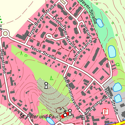 Staatsbetrieb Geobasisinformation und Vermessung Sachsen Reinsdorf, Reinsdorf (1:10,000 scale) digital map