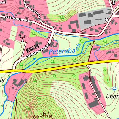 Staatsbetrieb Geobasisinformation und Vermessung Sachsen Rennersdorf, Herrnhut, Stadt (1:10,000 scale) digital map