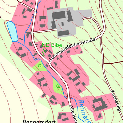 Staatsbetrieb Geobasisinformation und Vermessung Sachsen Rennersdorf-Neudörfel, Stolpen, Stadt (1:10,000 scale) digital map