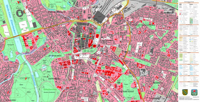 Staatsbetrieb Geobasisinformation und Vermessung Sachsen Reudnitz-Thonberg, Leipzig, Stadt (1:10,000 scale) digital map