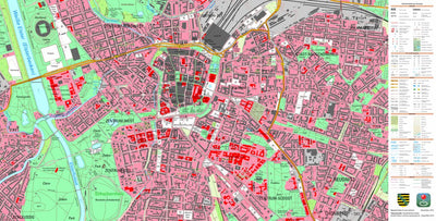 Staatsbetrieb Geobasisinformation und Vermessung Sachsen Reudnitz-Thonberg, Leipzig, Stadt (1:10,000 scale) digital map
