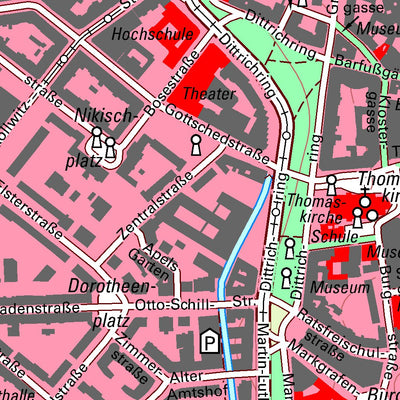 Staatsbetrieb Geobasisinformation und Vermessung Sachsen Reudnitz-Thonberg, Leipzig, Stadt (1:10,000 scale) digital map