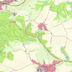 Staatsbetrieb Geobasisinformation und Vermessung Sachsen Rodau, Rosenbach/Vogtl. (1:10,000 scale) digital map
