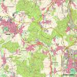 Staatsbetrieb Geobasisinformation und Vermessung Sachsen Rodewisch, Rodewisch, Stadt (1:25,000 scale) digital map