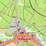 Staatsbetrieb Geobasisinformation und Vermessung Sachsen Rodewisch, Rodewisch, Stadt (1:25,000 scale) digital map