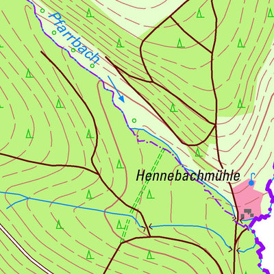 Staatsbetrieb Geobasisinformation und Vermessung Sachsen Rohrbach, Bad Brambach (1:10,000 scale) digital map