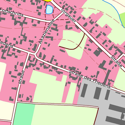 Staatsbetrieb Geobasisinformation und Vermessung Sachsen Roitzsch, Trossin 1 (1:10,000 scale) digital map