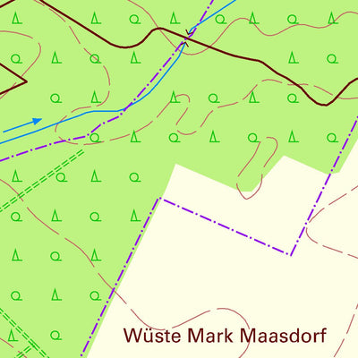 Staatsbetrieb Geobasisinformation und Vermessung Sachsen Roitzsch, Trossin 2 (1:10,000 scale) digital map
