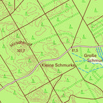 Staatsbetrieb Geobasisinformation und Vermessung Sachsen Rosenfeld, Beilrode (1:25,000 scale) digital map