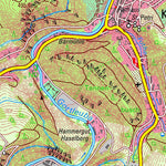 Staatsbetrieb Geobasisinformation und Vermessung Sachsen Rosenthal, Rosenthal-Bielatal (1:25,000 scale) digital map