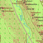 Staatsbetrieb Geobasisinformation und Vermessung Sachsen Rosenthal, Rosenthal-Bielatal 2 (1:10,000 scale) digital map