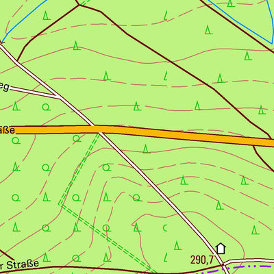 Staatsbetrieb Geobasisinformation und Vermessung Sachsen Rossendorf, Dresden, Stadt (1:10,000 scale) digital map