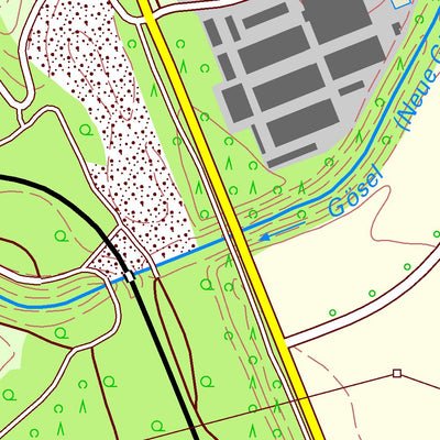 Staatsbetrieb Geobasisinformation und Vermessung Sachsen Rötha, Rötha, Stadt (1:10,000 scale) digital map