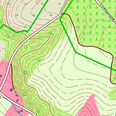 Staatsbetrieb Geobasisinformation und Vermessung Sachsen Rothenbach, Glauchau, Stadt (1:10,000 scale) digital map