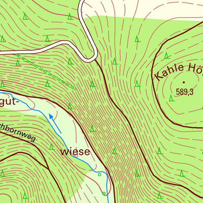 Staatsbetrieb Geobasisinformation und Vermessung Sachsen Röthenbach, Klingenberg (1:10,000 scale) digital map