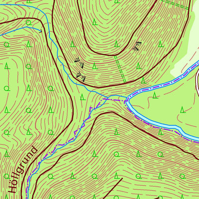 Staatsbetrieb Geobasisinformation und Vermessung Sachsen Röthenbach, Klingenberg (1:10,000 scale) digital map