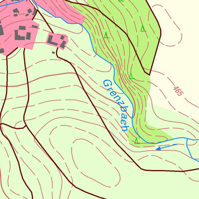 Staatsbetrieb Geobasisinformation und Vermessung Sachsen Röthenbach, Rodewisch, Stadt (1:10,000 scale) digital map