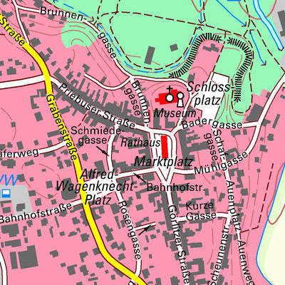 Staatsbetrieb Geobasisinformation und Vermessung Sachsen Rothenburg/O.L., Rothenburg/O.L., Stadt (1:10,000 scale) digital map