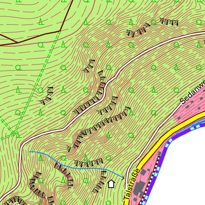 Staatsbetrieb Geobasisinformation und Vermessung Sachsen Rothenthal, Olbernhau, Stadt (1:10,000 scale) digital map
