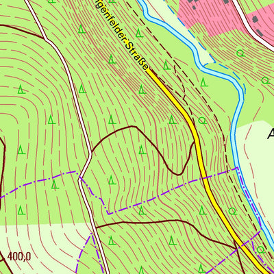 Staatsbetrieb Geobasisinformation und Vermessung Sachsen Rotschau, Reichenbach im Vogtland, Stadt (1:10,000 scale) digital map