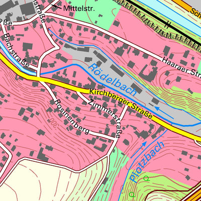 Staatsbetrieb Geobasisinformation und Vermessung Sachsen Rottmannsdorf, Zwickau, Stadt (1:10,000 scale) digital map