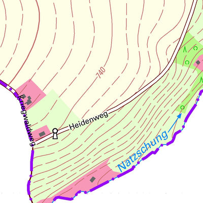 Staatsbetrieb Geobasisinformation und Vermessung Sachsen Rübenau, Marienberg, Stadt 2 (1:10,000 scale) digital map