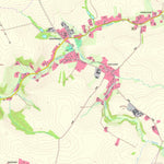 Staatsbetrieb Geobasisinformation und Vermessung Sachsen Rudelsdorf, Waldheim, Stadt (1:10,000 scale) digital map
