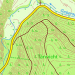 Staatsbetrieb Geobasisinformation und Vermessung Sachsen Rudelsdorf, Waldheim, Stadt (1:10,000 scale) digital map