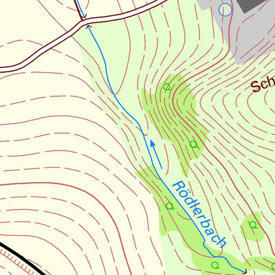 Staatsbetrieb Geobasisinformation und Vermessung Sachsen Ruppertsgrün, Pöhl (1:10,000 scale) digital map