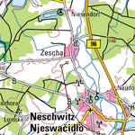 Staatsbetrieb Geobasisinformation und Vermessung Sachsen Rural District of Bautzen (1:100,000 scale) digital map