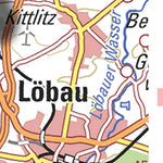 Staatsbetrieb Geobasisinformation und Vermessung Sachsen Rural District of Bautzen (1:100,000 scale) digital map