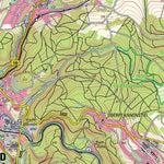 Staatsbetrieb Geobasisinformation und Vermessung Sachsen Rural District of Erzgebirgskreis - West (1:50,000 scale) digital map