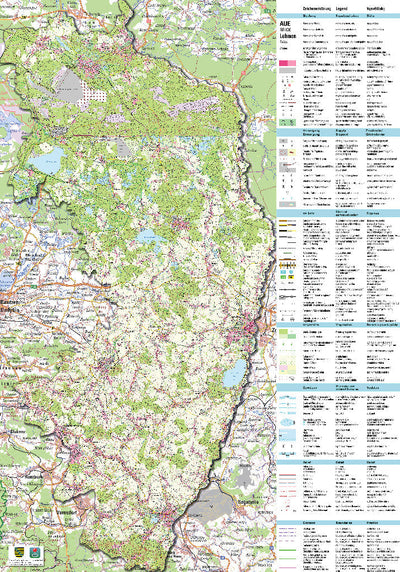 Staatsbetrieb Geobasisinformation und Vermessung Sachsen Rural District of Görlitz (1:50,000 scale) bundle