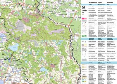Staatsbetrieb Geobasisinformation und Vermessung Sachsen Rural District of Görlitz - North (1:50,000 scale) digital map