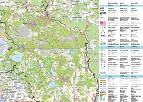 Staatsbetrieb Geobasisinformation und Vermessung Sachsen Rural District of Görlitz - North (1:50,000 scale) digital map