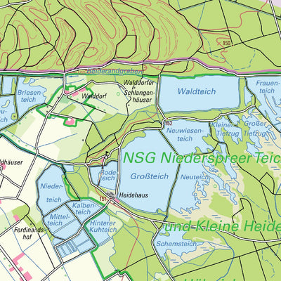 Staatsbetrieb Geobasisinformation und Vermessung Sachsen Rural District of Görlitz - North (1:50,000 scale) digital map
