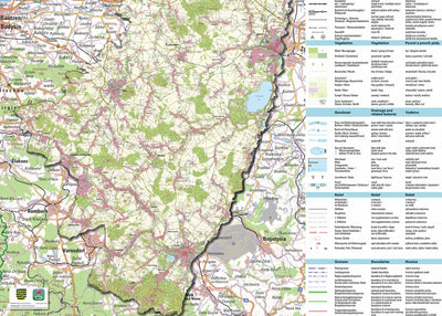 Staatsbetrieb Geobasisinformation und Vermessung Sachsen Rural District of Görlitz - South (1:50,000 scale) digital map