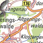 Staatsbetrieb Geobasisinformation und Vermessung Sachsen Rural District of Leipzig - East (1:50,000 scale) digital map