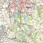Staatsbetrieb Geobasisinformation und Vermessung Sachsen Rural District of Leipzig - West (1:50,000 scale) digital map