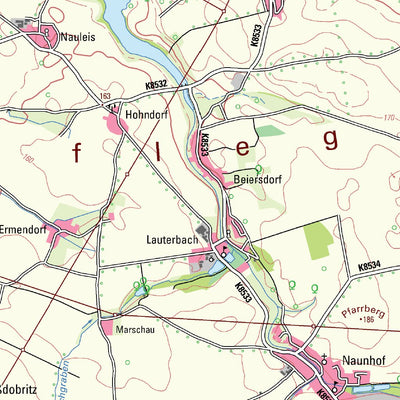 Staatsbetrieb Geobasisinformation und Vermessung Sachsen Rural District of Meißen (1:50,000 scale) digital map