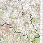 Staatsbetrieb Geobasisinformation und Vermessung Sachsen Rural District of Mittelsachsen (1:100,000 scale) digital map